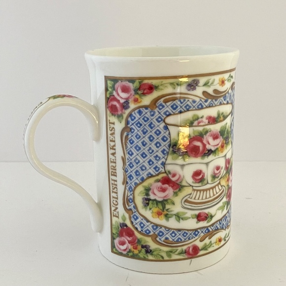 Crown Trent China Limited, Made In England Breakfast Mug Cup Floral Teapot - Picture 8 of 12